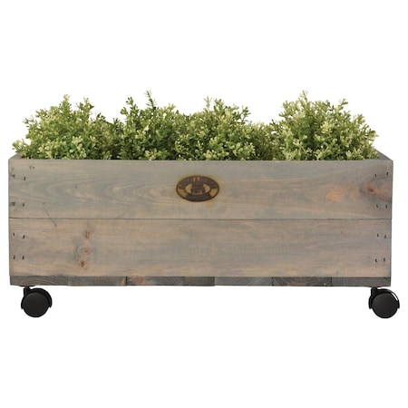 Esschert Design Planter on Wheels Pinewood - Medium NG41
